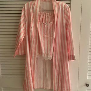 Pink Striped PJ Set